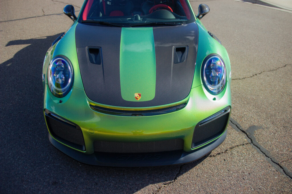 Porsche in STEK PPF