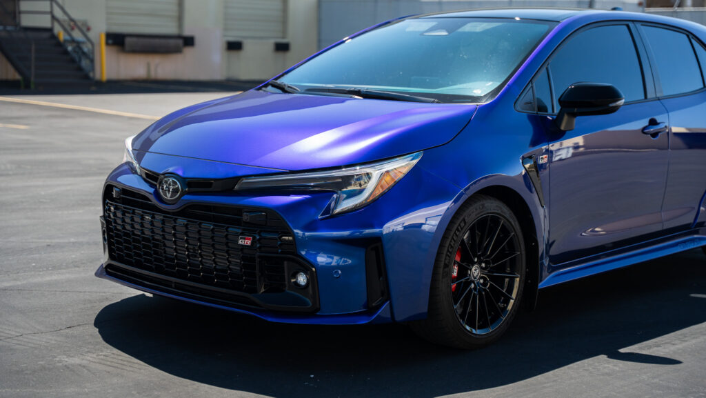 Color Shifting PPF on Corolla from STEK