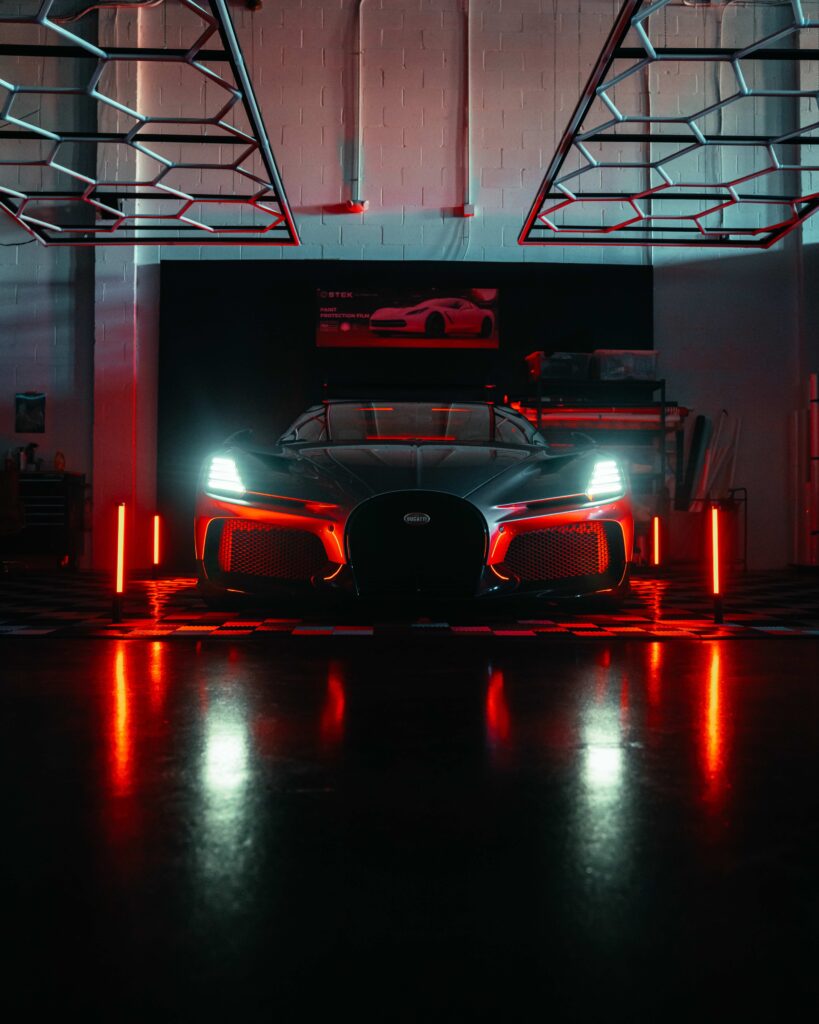 STEK Paint Protection Film on Bugatti